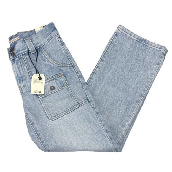 NWT LEVI'S Middy Mid Rise Ankle Bootcut Jean Sz 24 - Picture 2 of 8